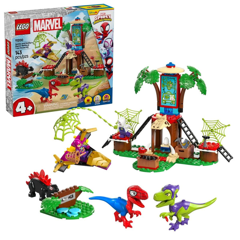 Marvel and Gobby's Raptor Battle at Tree House HQ - 11200, 143-pcs, Ages 4+ T8197