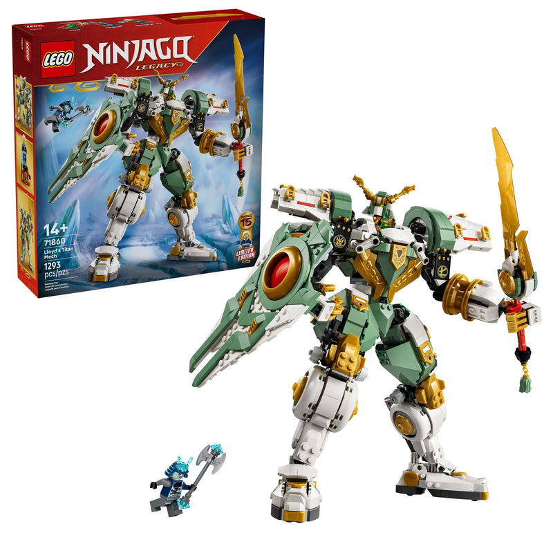 Lloyd’s Titan Mech 15th Anniversary Toy Building Set - 71860, 1293-pcs, Ages 14+ J3193