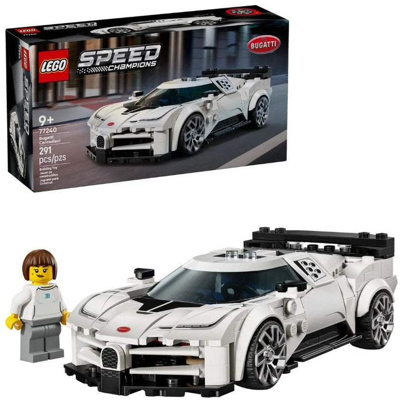 Speed Champions Bugatti Centodieci Hyper Sports Car - 77240, 291-pcs, Ages 9+ V0190