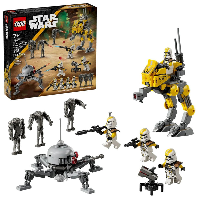 327th Star Corps Clone Troopers Battle Pack - 75431, 258-pcs, Ages 7+ E2037