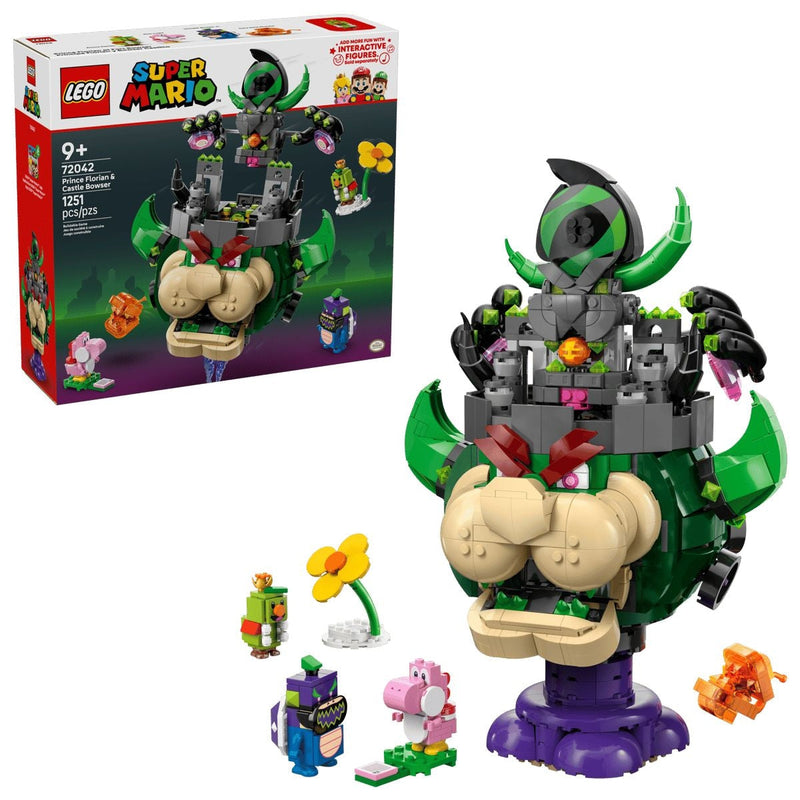 Prince Florian & Castle Bowser - 72042, 1251-pcs, Ages 9+ O6826