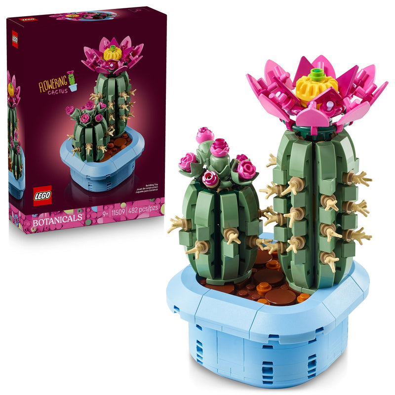 The Botanical Collection Flowering Cactus Building Set - 11509, 482-pcs, Ages 9+ I6184