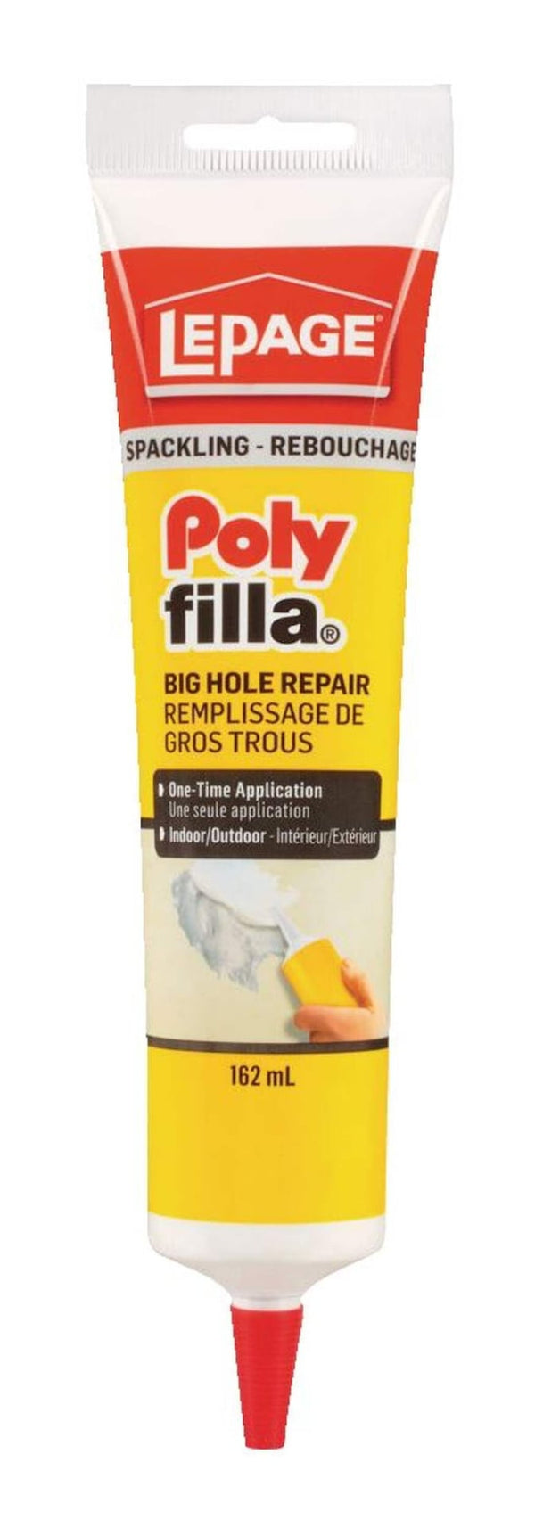 Big Hole Repair Spackling, Hole & Crack Filler, Indoor/Outdoor Use, Assorted Sizes T0999