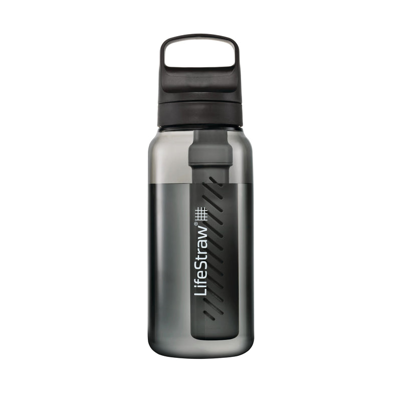 GO Series Water Bottle, 1-L, Black Y9392
