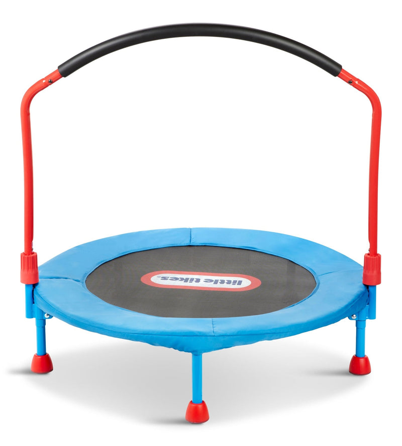 Outdoor/Indoor Portable Bounce Round Trampoline, 3-ft, Ages 3+, Blue I4647