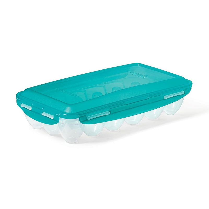 by BPA Free Plastic 18-Egg Holder with Airtight Clip Lid S2065
