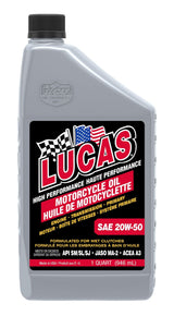 SAE 20W-50 High Performance Motorcycle Oil, 946-mL