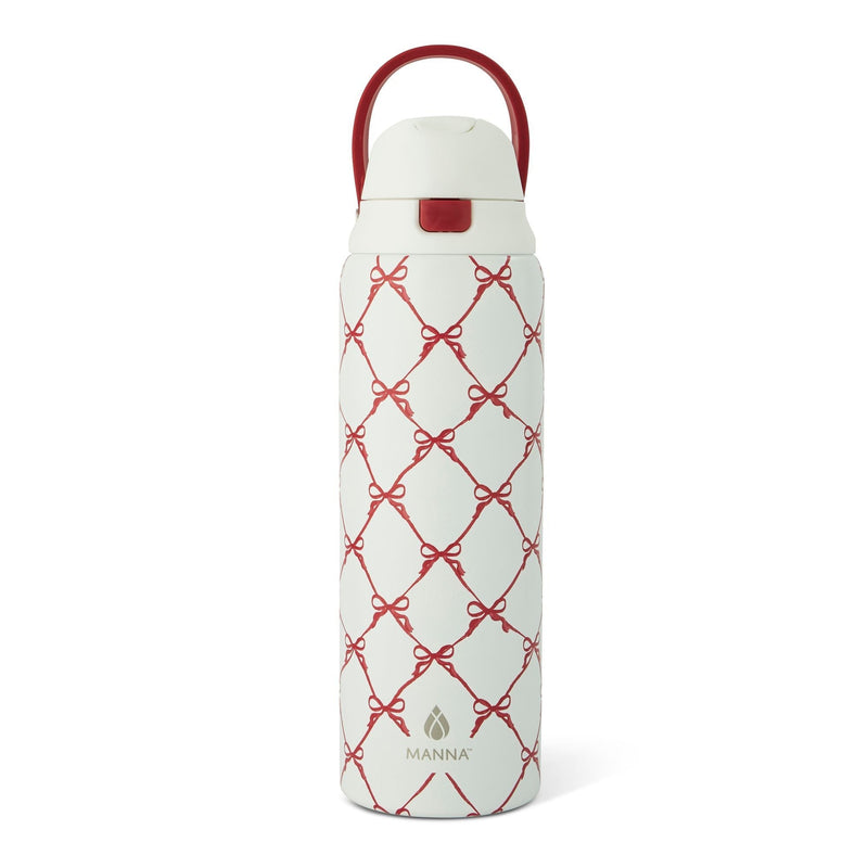 Hydra 946-mL Stainless Steel Bottle with Bows Design R5187
