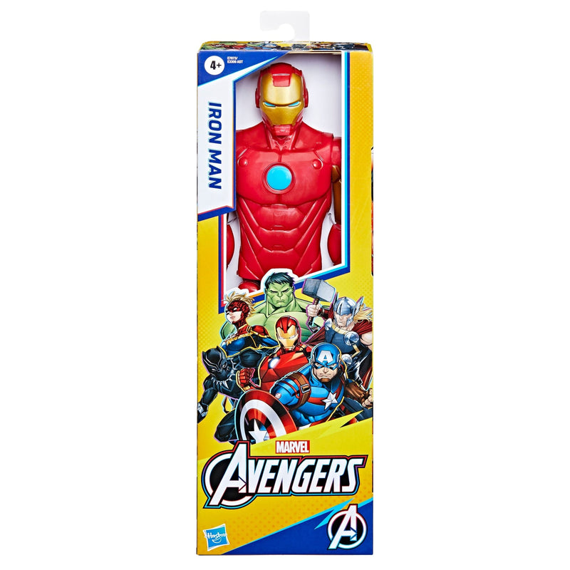 Titan Hero Series Iron Man Action Figure, 12-in Toy, Ages 4+ T9939