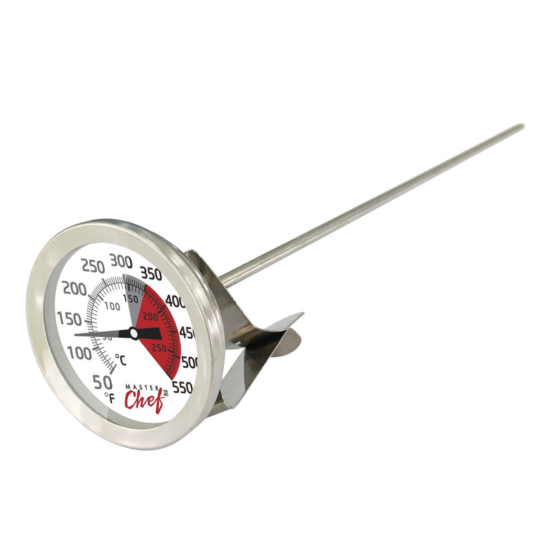 Deep Fry Food Thermometer for Outdoor Fryers/Cookers/Woks, 12-in O9583