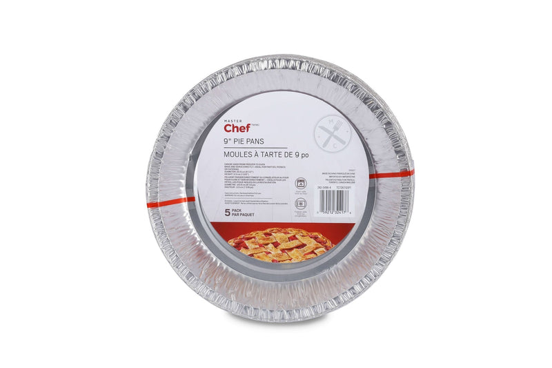 Disposable Deep Pie Pan, 9-in, 5-pk F2936