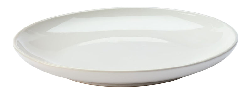 Essential Coupe Stoneware Side Plate, 1-pc, Bright White O3111