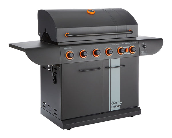Grill Turismo 680 7-Burner Convertible LP Gas BBQ U5278