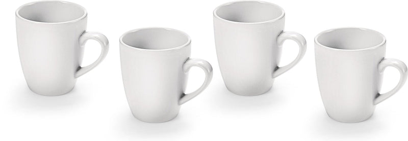 Stoneware Mug Set, 12-oz, Dishwasher and Microwave Safe, 4-pc W8108