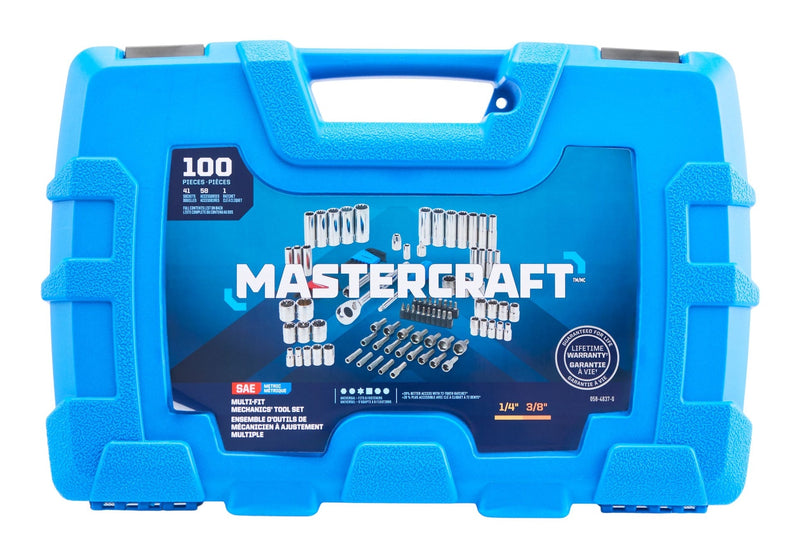 100 Piece Multi Fit Socket Set X6298