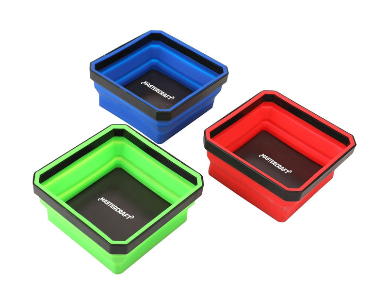 3 Piece Collapsible Magnetic Parts Tray D7264