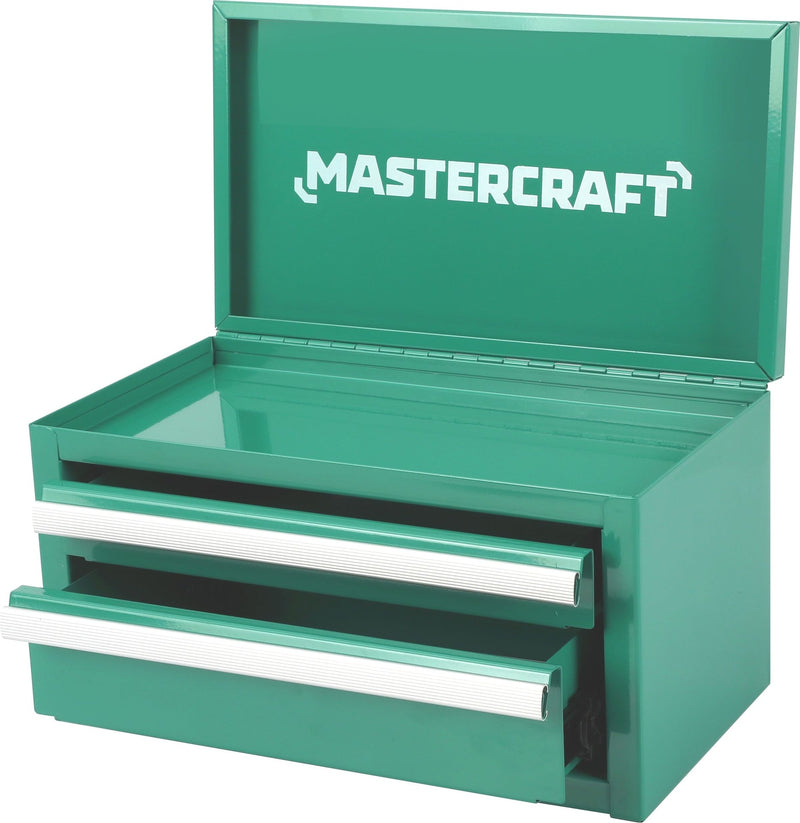 Mini Toolbox with 2 Drawers, Emerald H8147
