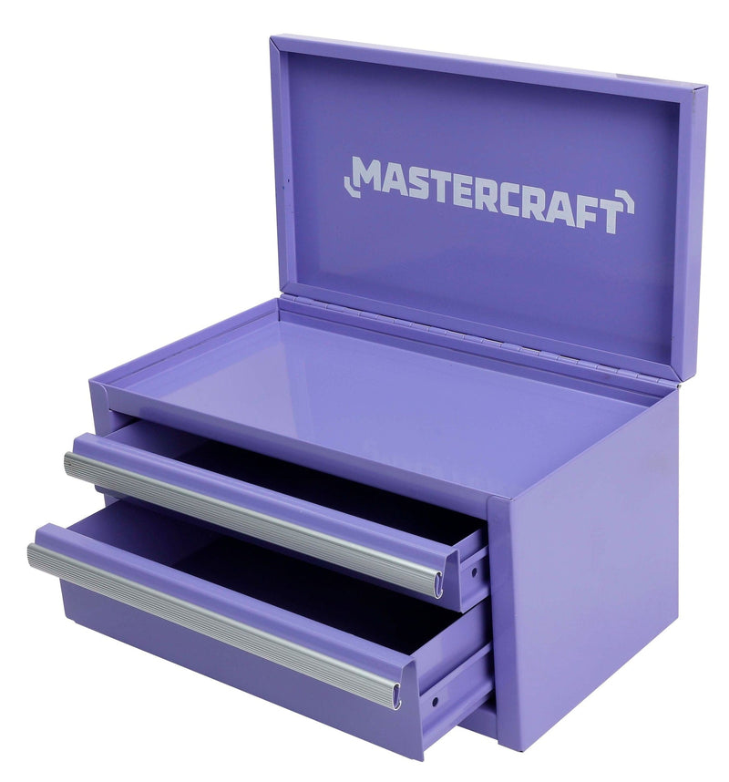Mini Toolbox with 2 Drawers, Lilac E9679