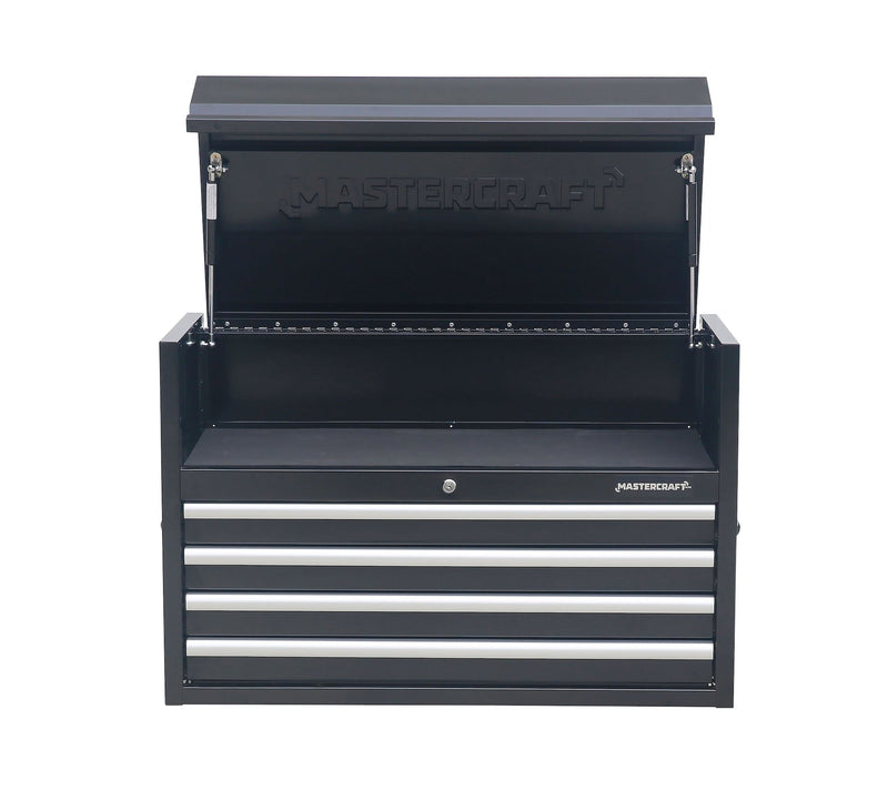 Powder-Coated Steel Tool Chest with Liners, Black, 36-in O5177