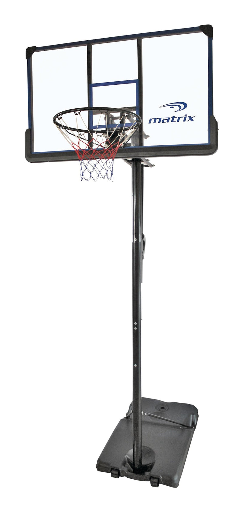 Portable Adjustable Basketball Backboard, Hoop & Net System, 48-in U9733