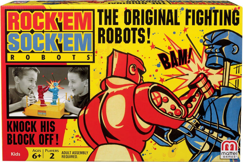 Rock 'Em Sock 'Em Robots Classic Boxing Match Game for Kids, Ages 6+ D7895