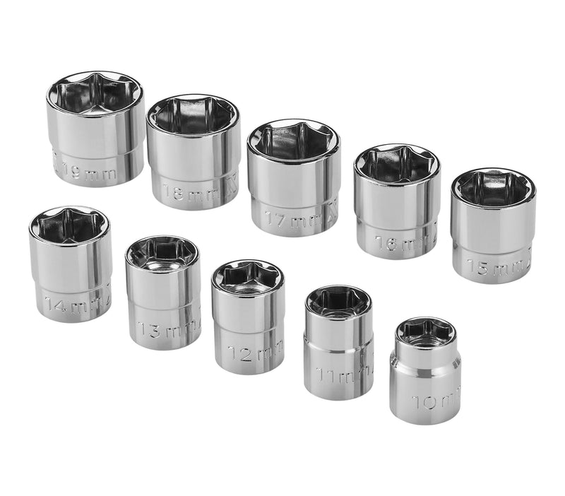 10 Piece 3/8" Drive Low Profile Socket Rail E3091