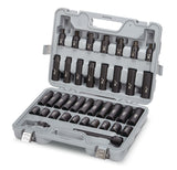 1/2-in Drive Professional Grade Impact Socket Set, 38-pc, CRMO