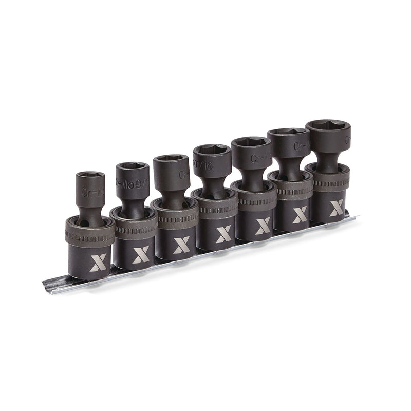 1/2-in Drive Swivel Impact Socket Set, 7-pc, SAE, Cr-Mo L8020