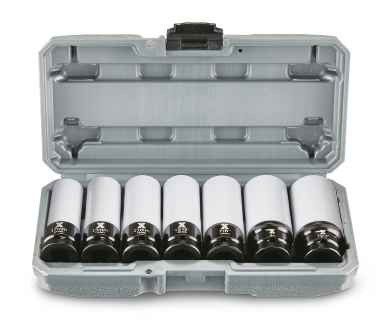 1/2-in Drive Wheel Protector Deep Impact Socket Set, 7-pc R2614