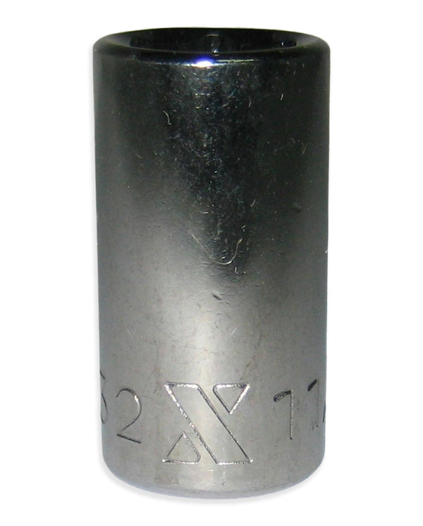 23mm 1/2-in Drive Regular Socket 6-Point, CRV, Chrome Plating J4323