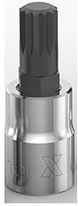 3/8-in Drive Triple Square Socket, Hex Bit L3171