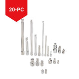 Extension Tool & Socket Accessory Set, 20-pc