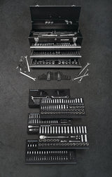 Professional Grade Socket Set, 346-pc, CRV, Nickel-Chrome Plating