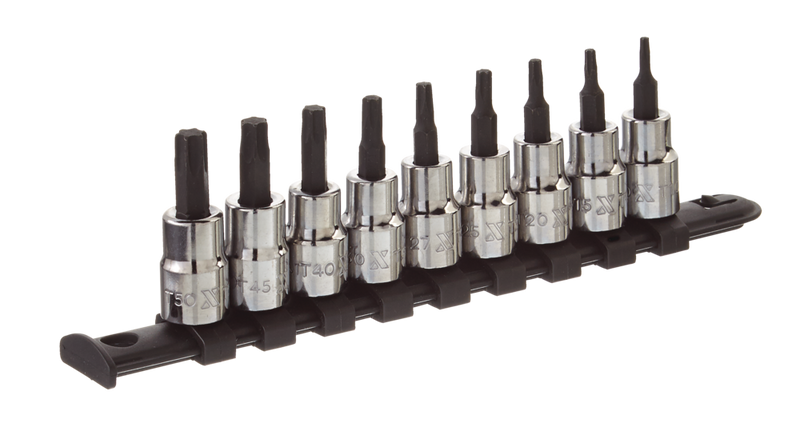 Star-drive Bit Socket Set, Heat Treated, 9-pc F7738