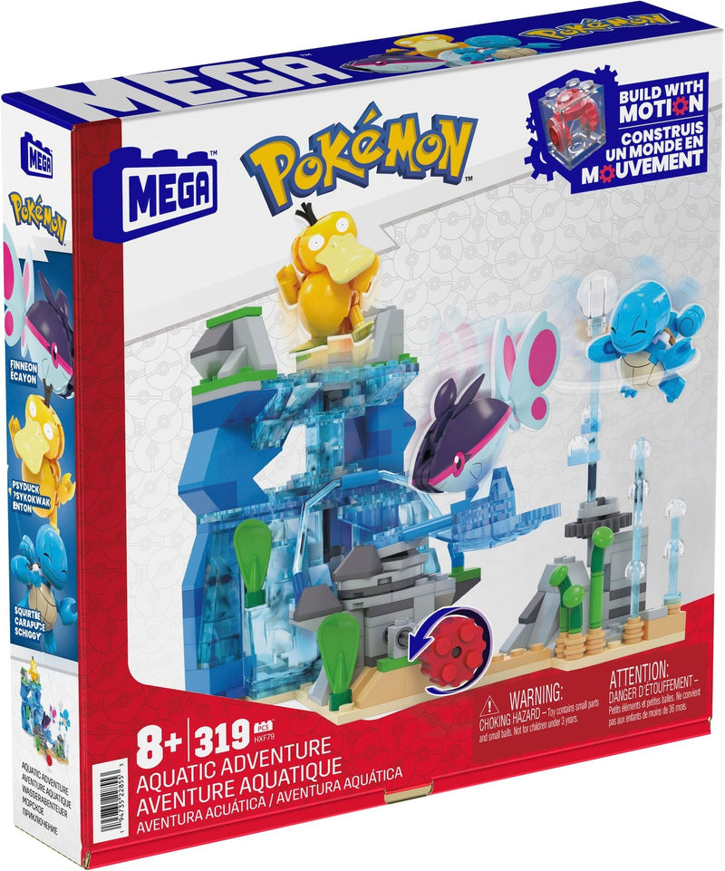 Mega Adventure Builder Aquatic Adventure Toy Building Set, 319-pc H4050
