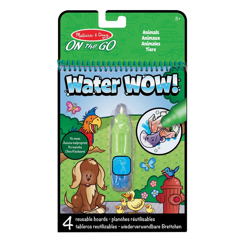 On the Go Water Wow! Reusable Water-Reveal Activity Pad - Animals O1724