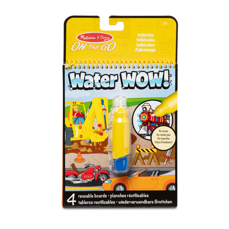 On the Go Water Wow! Reusable Water-Reveal Activity Pad - Vehicles X5998
