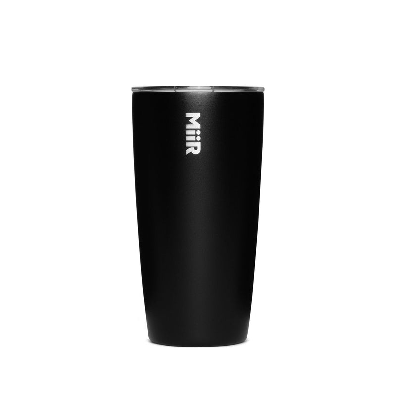 Insulated Stainless Steel Travel Tumbler with Press-Fit Slide Lid, Black, 16-oz H7113