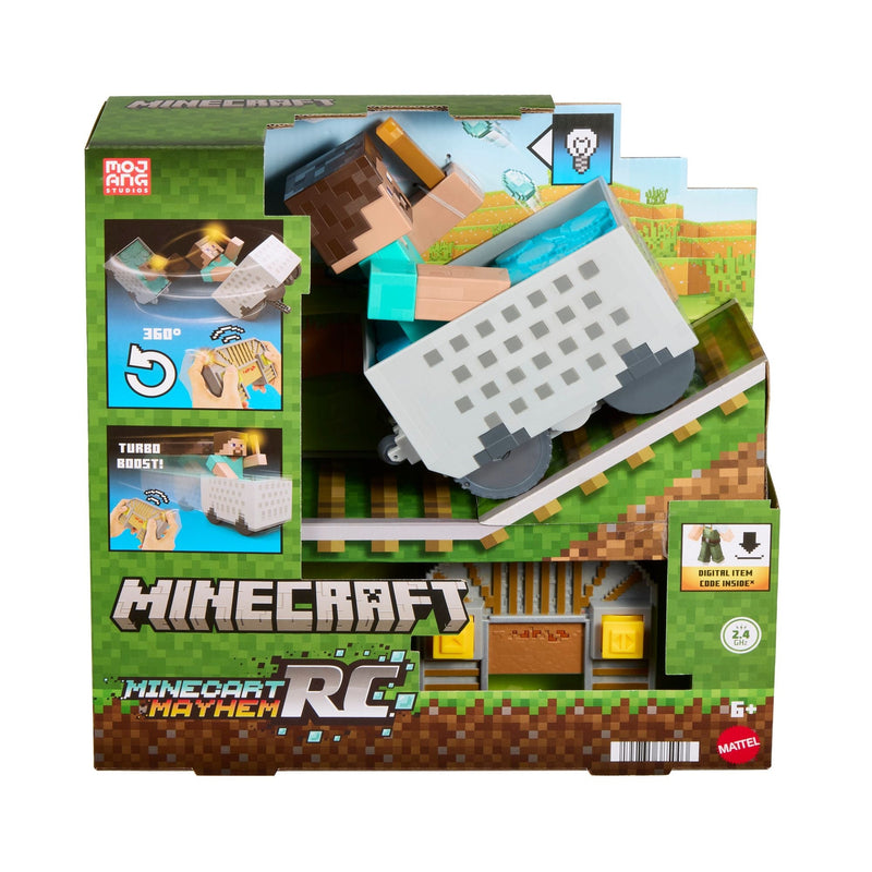 RC Steve with Minecart Y3119