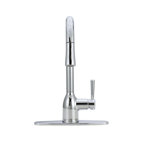 Adler Single Handle Pull-Down Kitchen Faucet, Chrome U3091