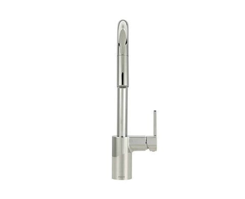 Align Single Handle Modern Pull Down Sprayer Kitchen Faucet with Reflex & Power Clean, Chrome W1852