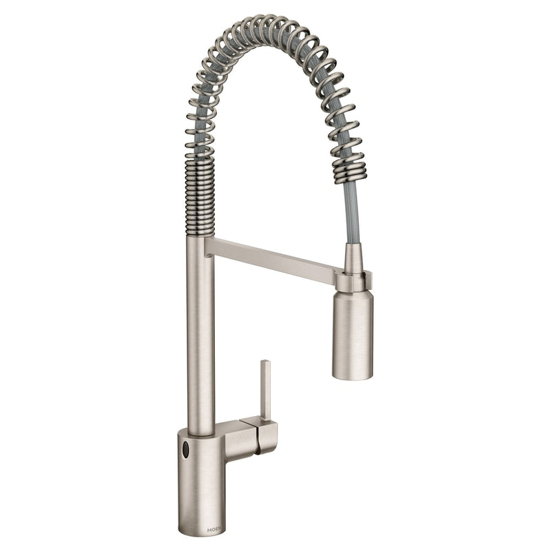 Align Single Handle Touchless Pull Down Sprayer Kitchen Faucet with, Stainless Steel D0927