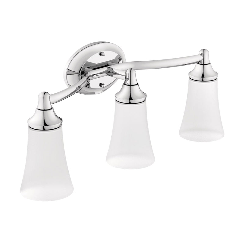 EVA 3-Light Vanity Lighting Fixture, Chrome B0057