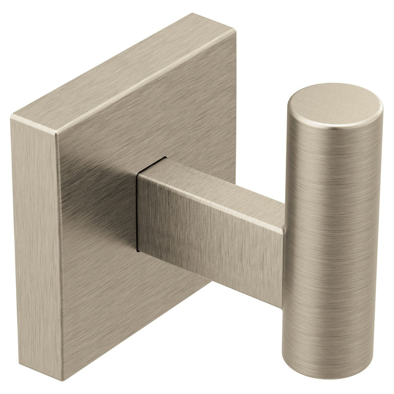 Triva Single Robe Hook, Brushed Nickel I7984