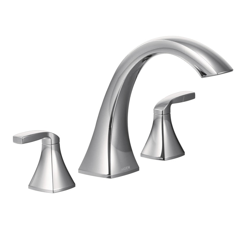 Voss 2-Handle Deck Mount Roman Tub Faucet Trim Kit, Valve Required, Chrome O0859