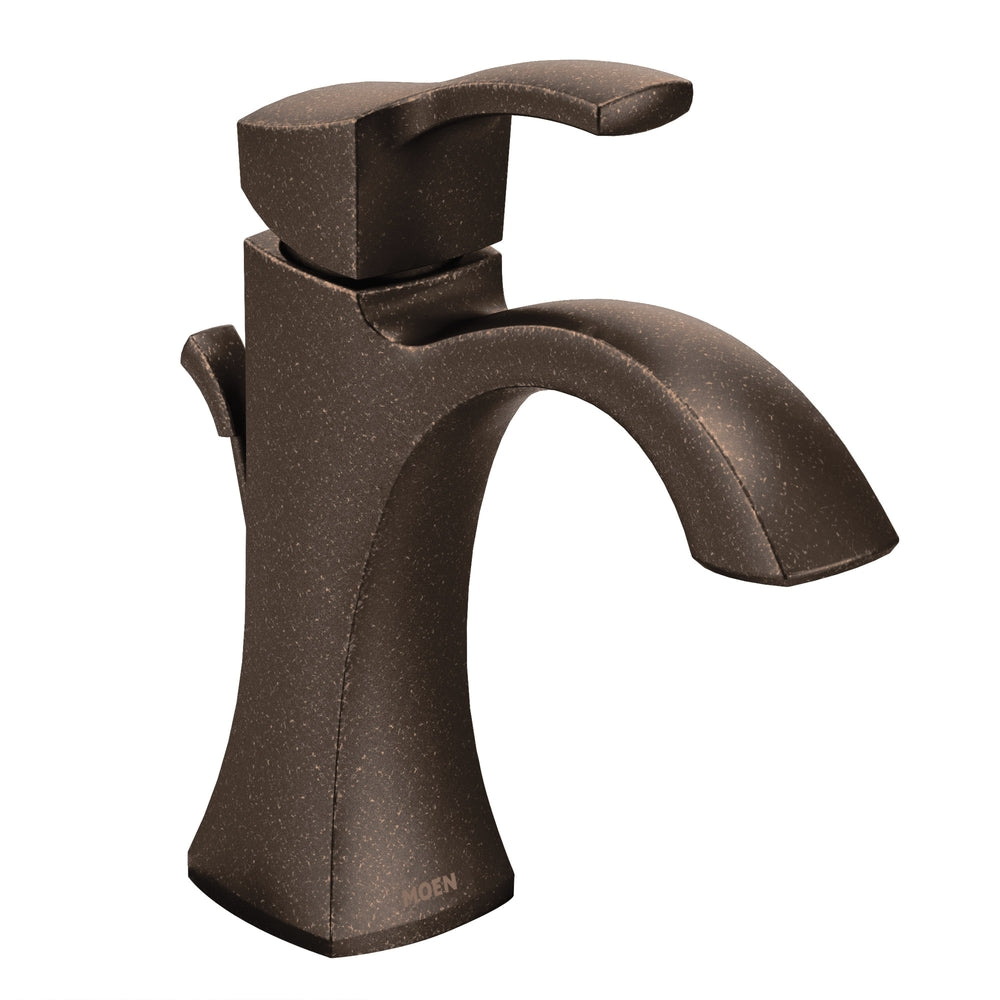 Voss Double Handle High Arc Single Hole Bathroom Sink Faucet, WaterSense Certified, Oil Rubbed Bronze