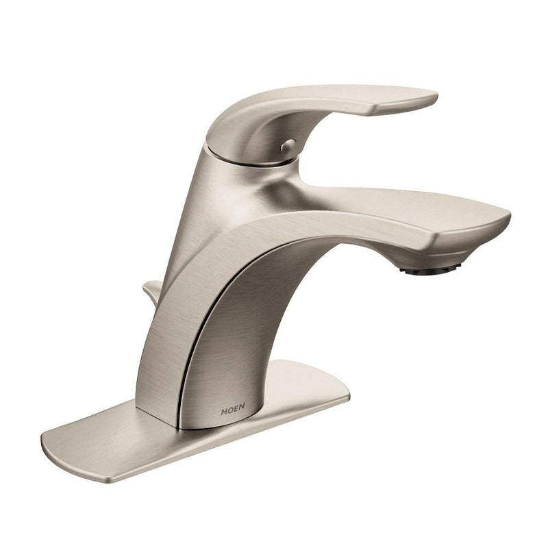 Zarina Single Handle Bathroom Faucet, Spot-resistant Brushed Nickel B4348