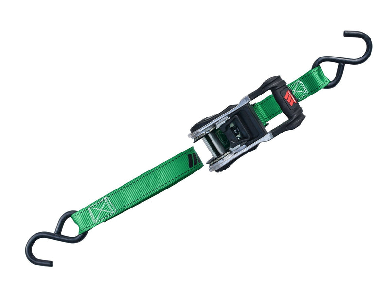 1,500-lb Ratchet Tie Down Straps, with Padded Handle, 1-in x 14-ft A6766