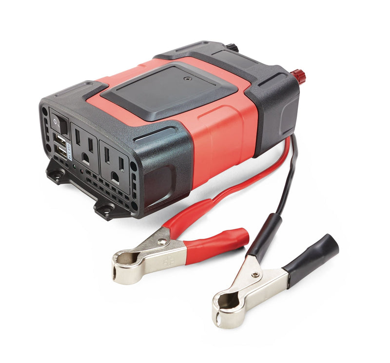 200W Power Inverter with Dual USB & AC Ports B1117