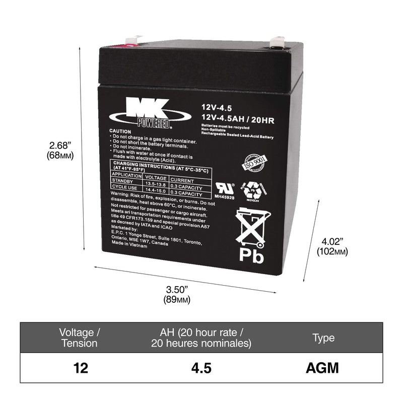 Group Size 24F Battery, 650 CCA S0467